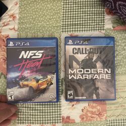 Modern Warfare And Need For Speed Heat For Ps4