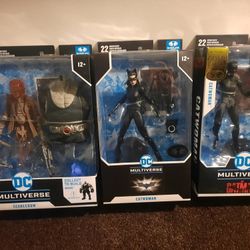 DC Multiverse DC Multiverse Bundle of 3 (Scarecrow, Catwoman Platinum, Catwoman