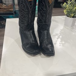 Botas De Piel De Lizard