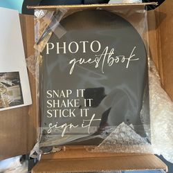 Photo Book Sign 