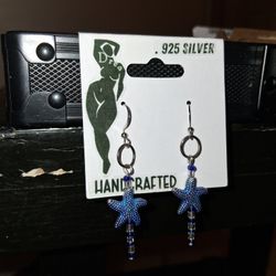 Silver Dangle Earrings By Drea