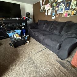 Nice black couch