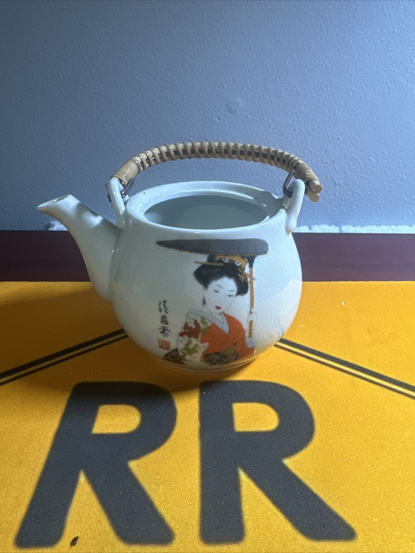 Fine Japanese Porcelain Tea Pot Coffee Decor Made In Japan Vtg