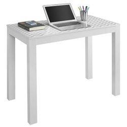 Ameriwood Home Parsons Computer Desk with Drawer, Chevron