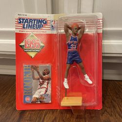 Grant Hill Rookie Starting Lineup w/Hoops Rookie Card