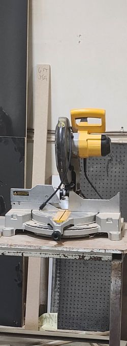 Dewalt chopsaw and bench