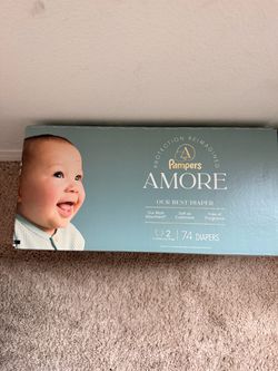 Pampers Amore Size 2 Diapers 74 Count