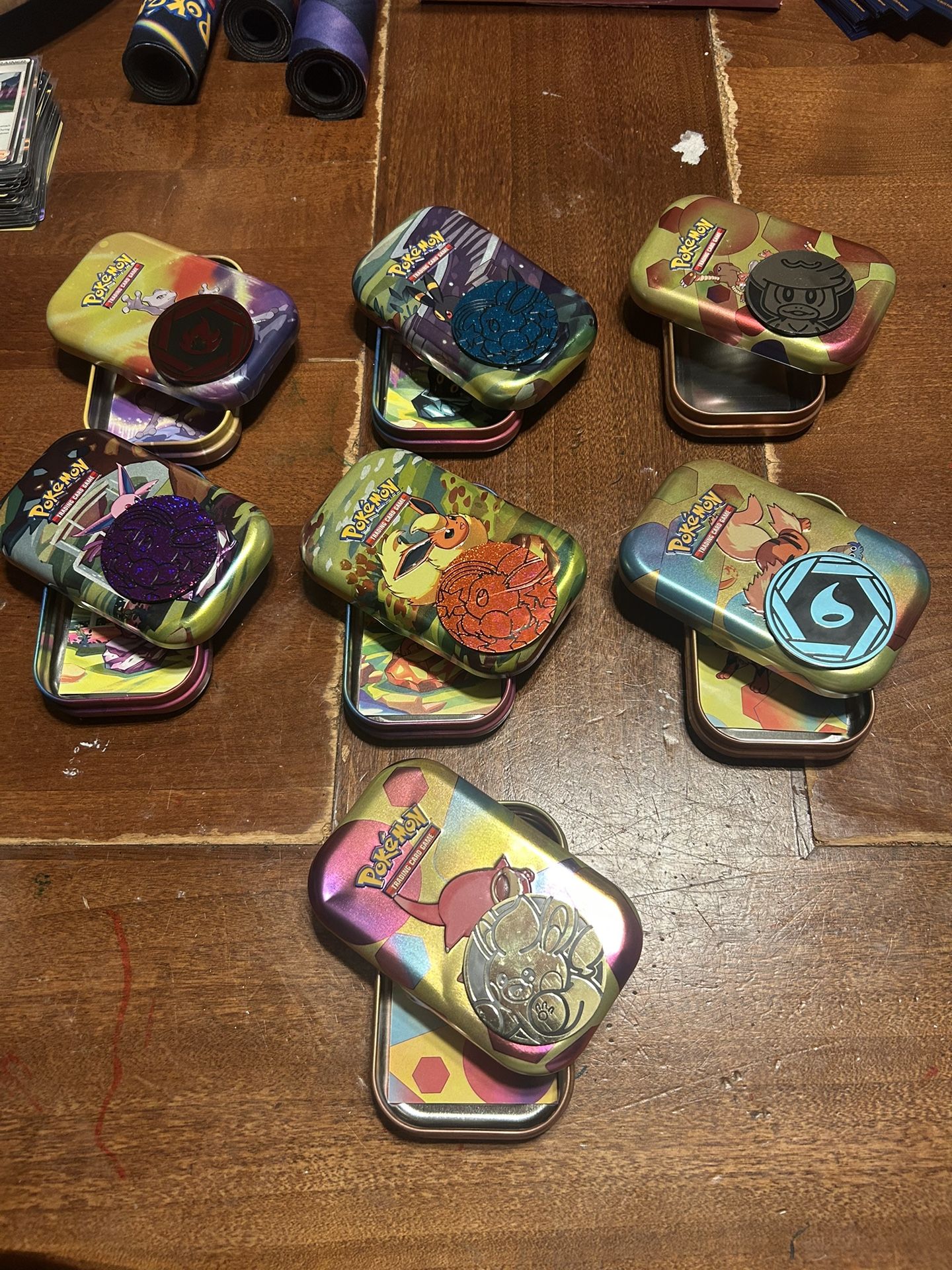 Pokemon Tins *no packs*