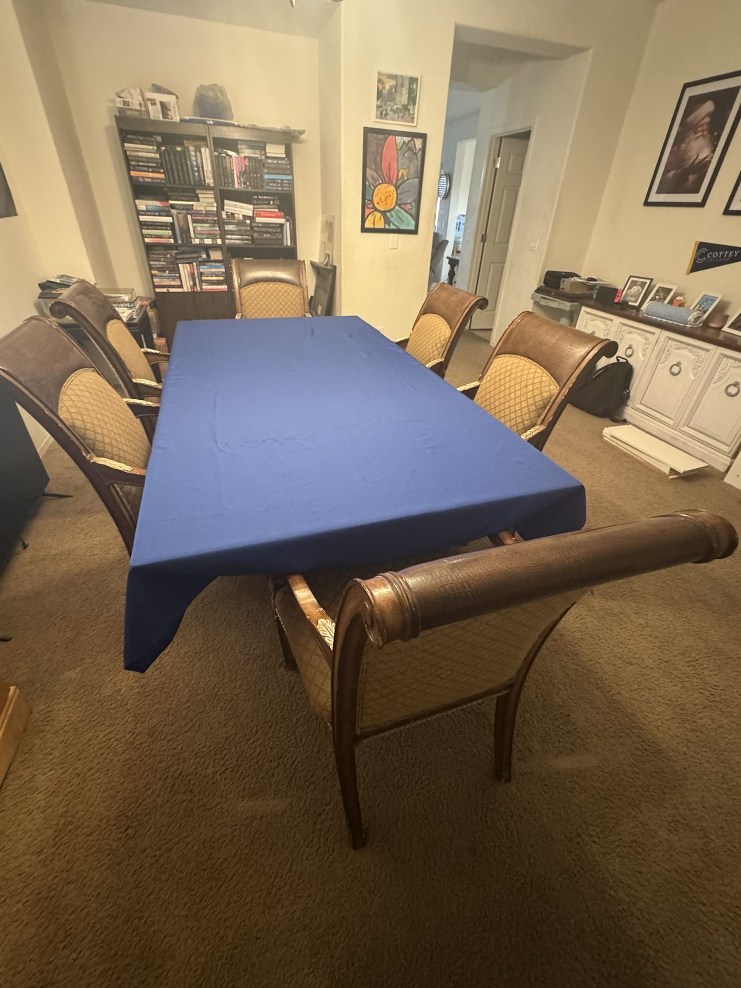 Large Glass Dining Room Table