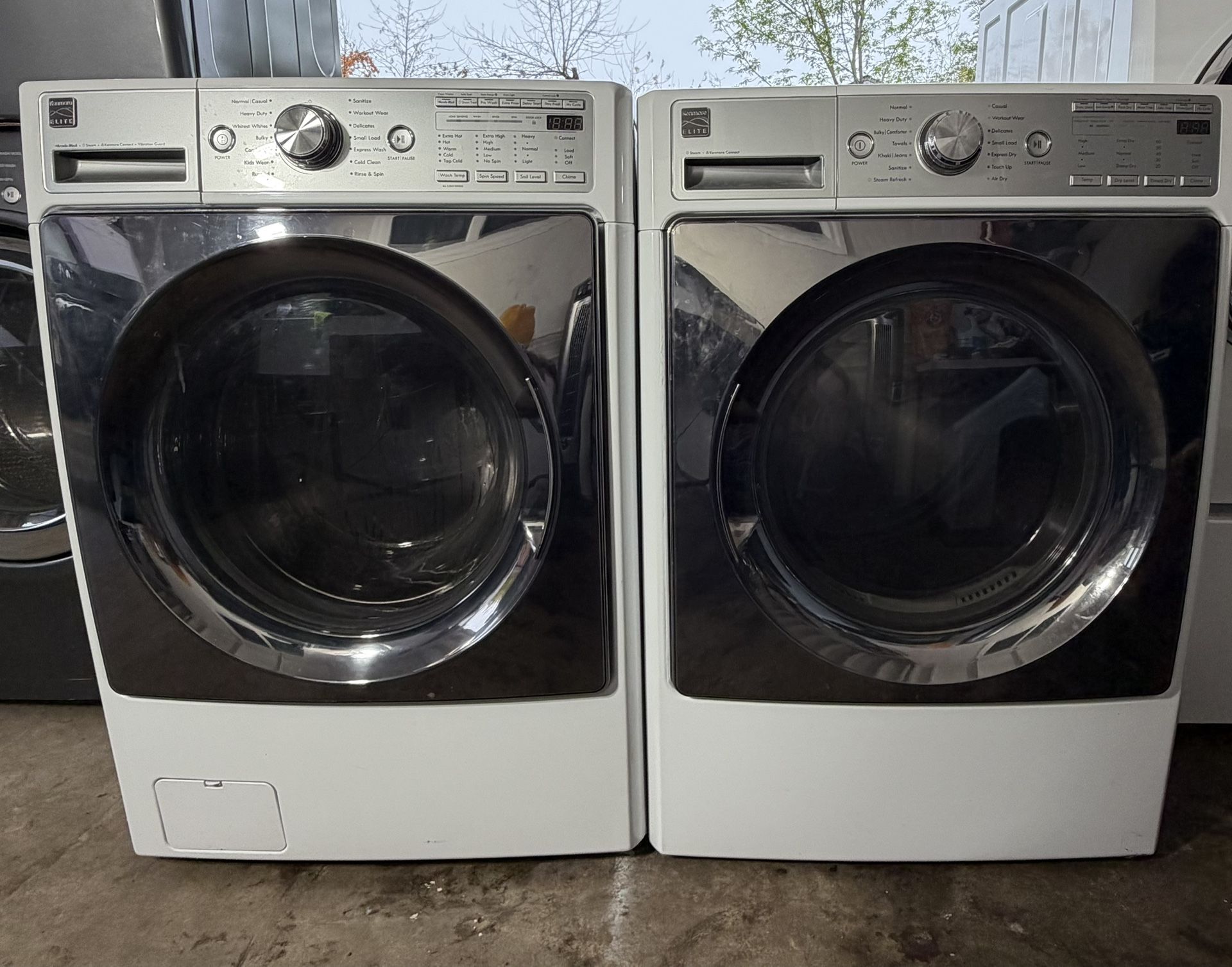 KENMORE electric washer and dryer with free delivery