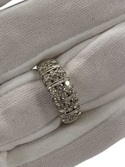 White gold diamond ring #32813