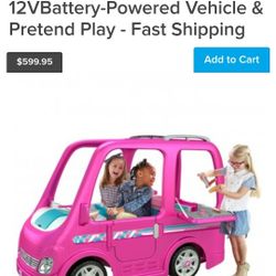Barbie 12V POWERED VEHICLE 