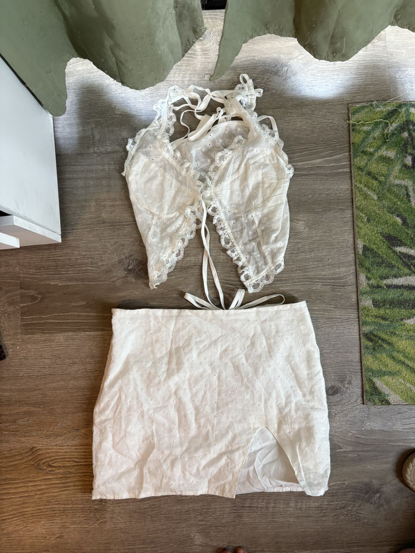 White Skirt Set 