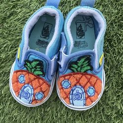 Vans x SpongeBob SquarePants Toddler Size 4.0 Pineapple House Shoes