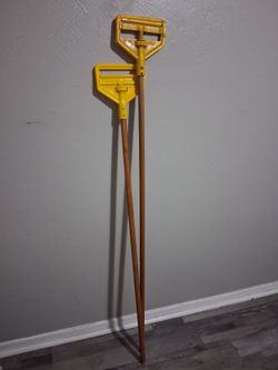 2 mop sticks