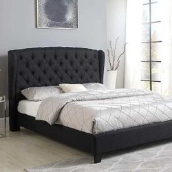Black Queen Size Platform Bed  - CLEARANCE SALE!!!