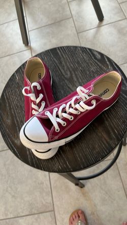 Woman’s Red Converse.  New