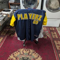 Playerz 69 XL Baseball Jersey 
