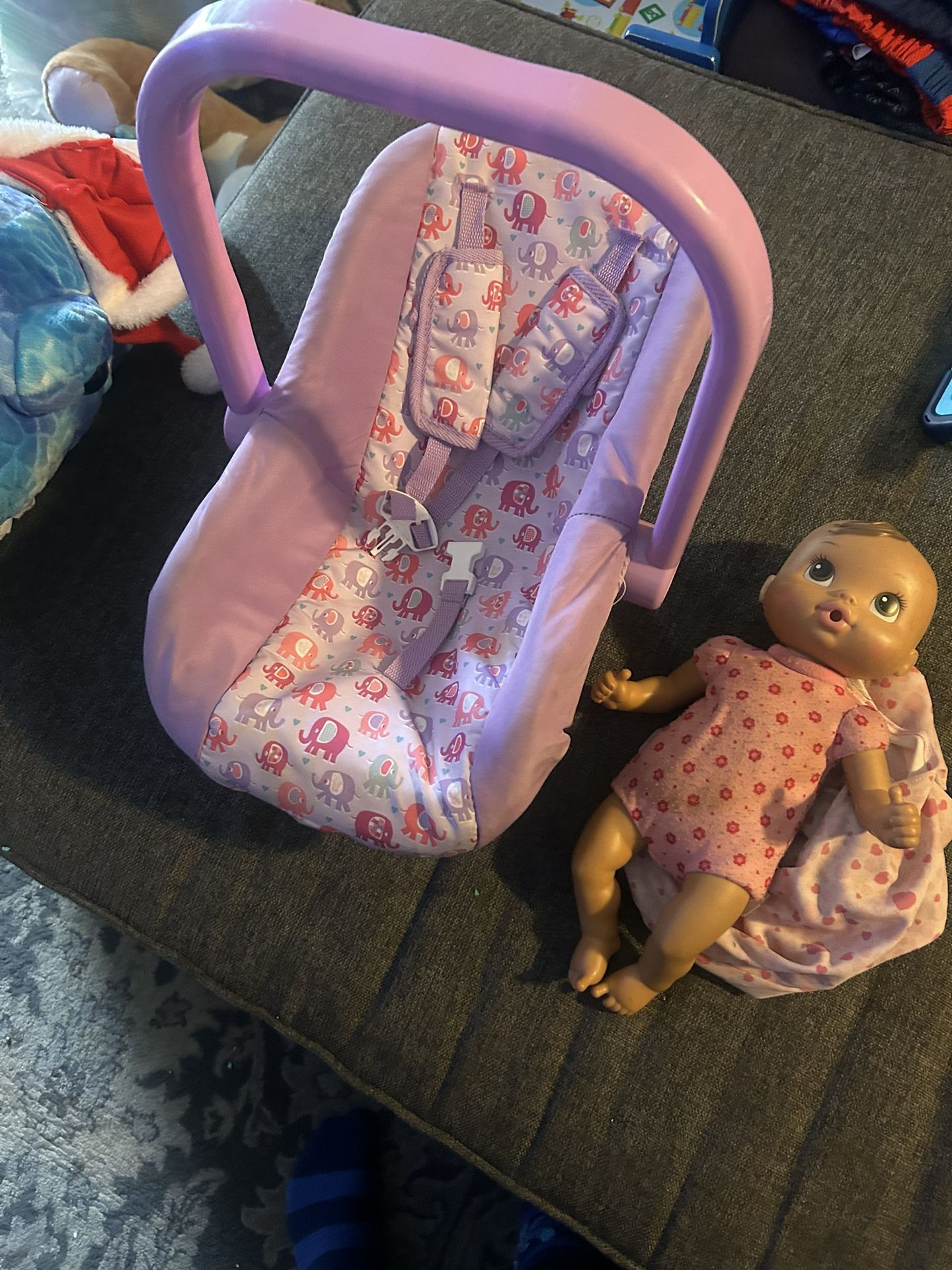 doll and carrier