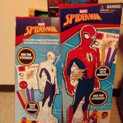 Brand New Spider-Man Cardboard Character Stand Over 3 Ft Tall $7 Each