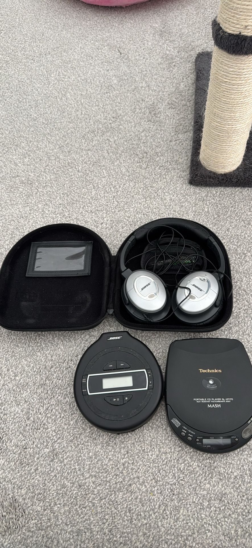 Vintage CD Players, Bose Headphones