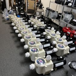 Brand New Whisperflo Pool Pumps With Brand New 56Y Square Flange Pool Motor 