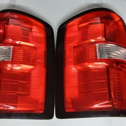 2014 GMC Sierra Tail Lights And Headlights 