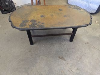 Stone coffee table