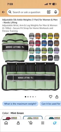 Adjustable ankle weights