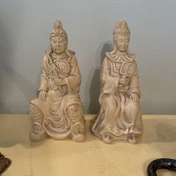 Antique Asian Bookends