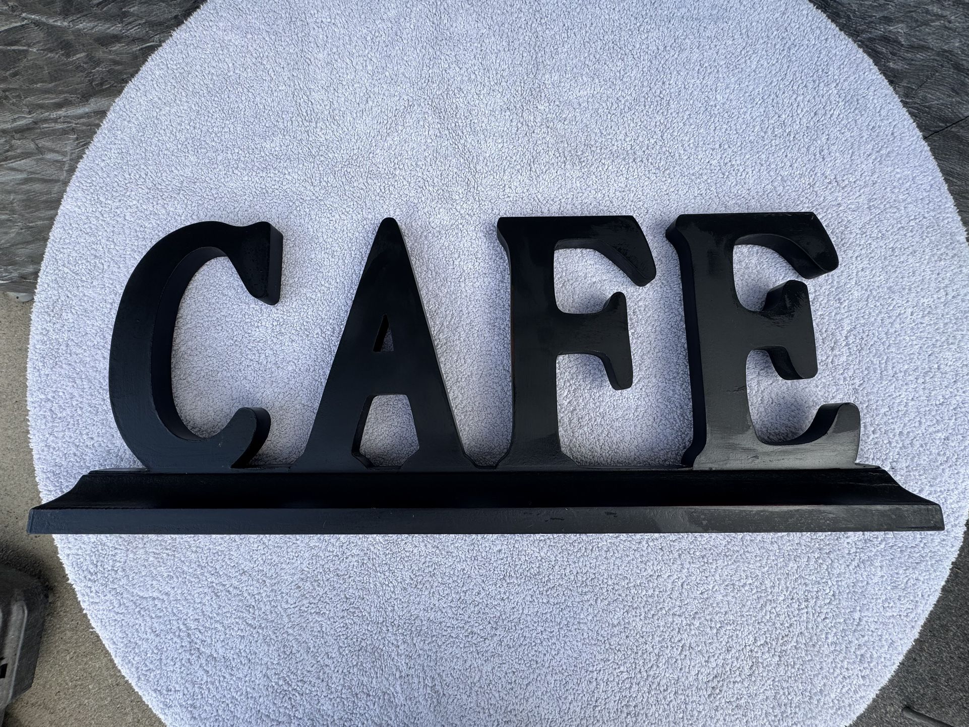 Large Cafe Shelf Decoration