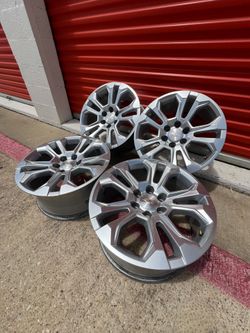 20s Chevy Gmc High country Rims Rines  Wheels 6lug Oem