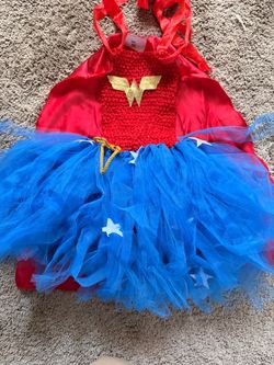 Marvel Wonder Woman 2-3 T baby Tutu Costume Dress