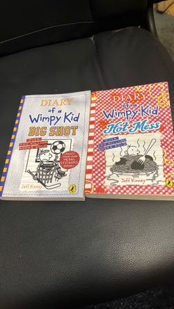 2 diary of a wimpy kid books