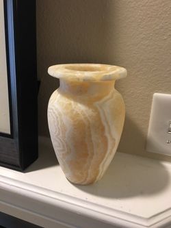 Ivory vase decoration