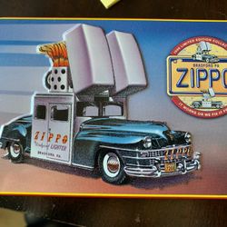 Zippo Lighter Keychain In Tin