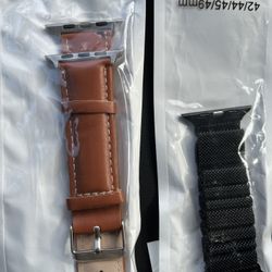 Apple Watch Ultra Band Leather And Metal