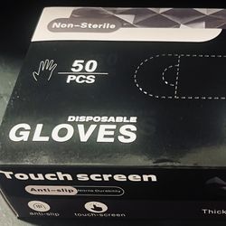 Large 50ct. Nitrile Gloves