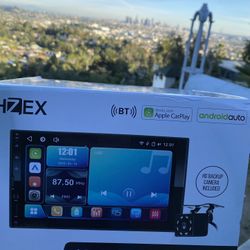 New Car Stereo With Apple Car Play Android BAck Up camera 