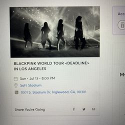 Blackpink World Tour **READ DESCRIPTION**