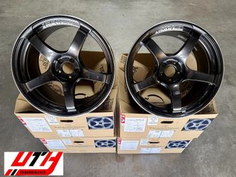 ADVAN RACING TC4 18x9.5 5x100 +45 WHEEL RIM FOR BRZ FRS GT GR 86 RACING BLACK GM