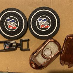 Buick Cup Holder Inserts And Key Chain 