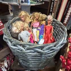 Vintage Barbies in Outfits