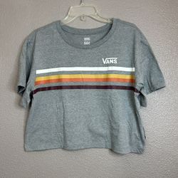 Vans Women Crop Tee Medium 