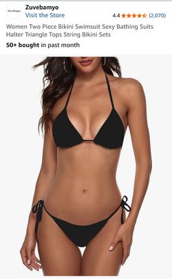 Women’s Bikini, Black, Size Small