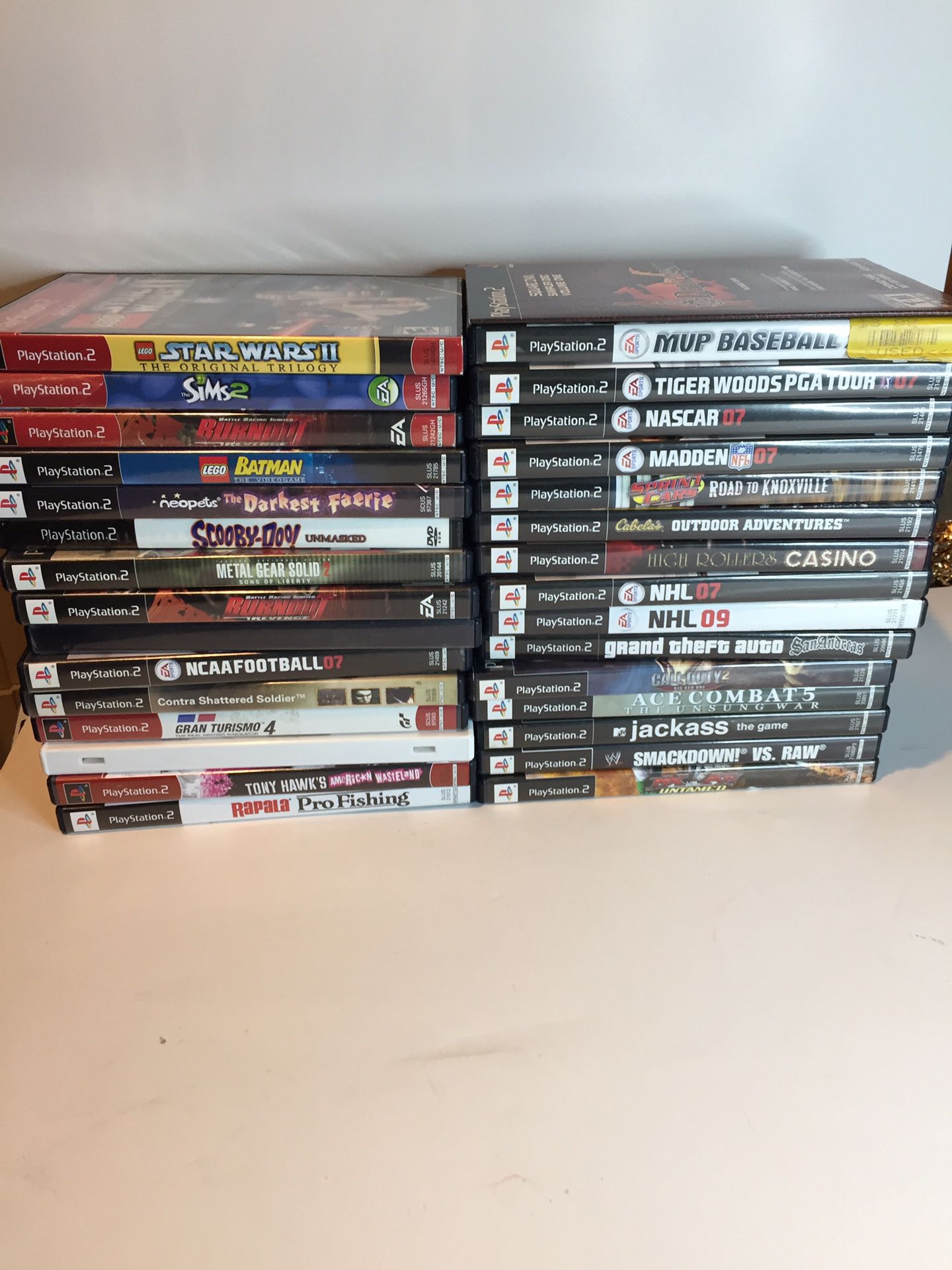 PS2 video game bundle lot