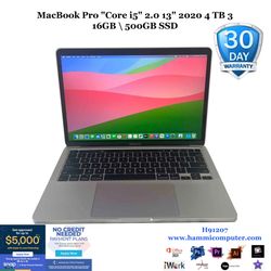MacBook Pro "Core i5" 2.0 13" 2020, 16GB "H91207"
