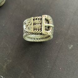 2 Silpada Rings Silver Size 8