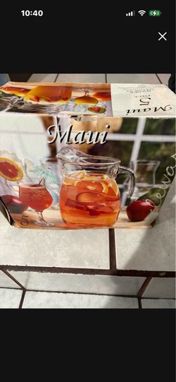 Maui 5-Piece Glass Cocktail Set