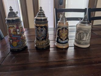 German Steins - Set of 4